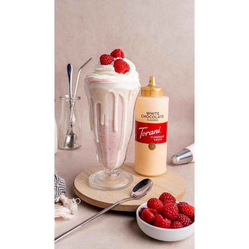 slide 3 of 5, Torani PUREMADE White Chocolate Sauce for Coffee Lattes and Milkshakes - 16.5oz, 16.5 oz