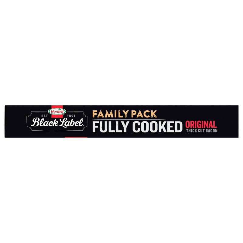 slide 10 of 10, Hormel Black Label Fully Cooked Bacon Family Pack - 6.3oz, 6.3 oz