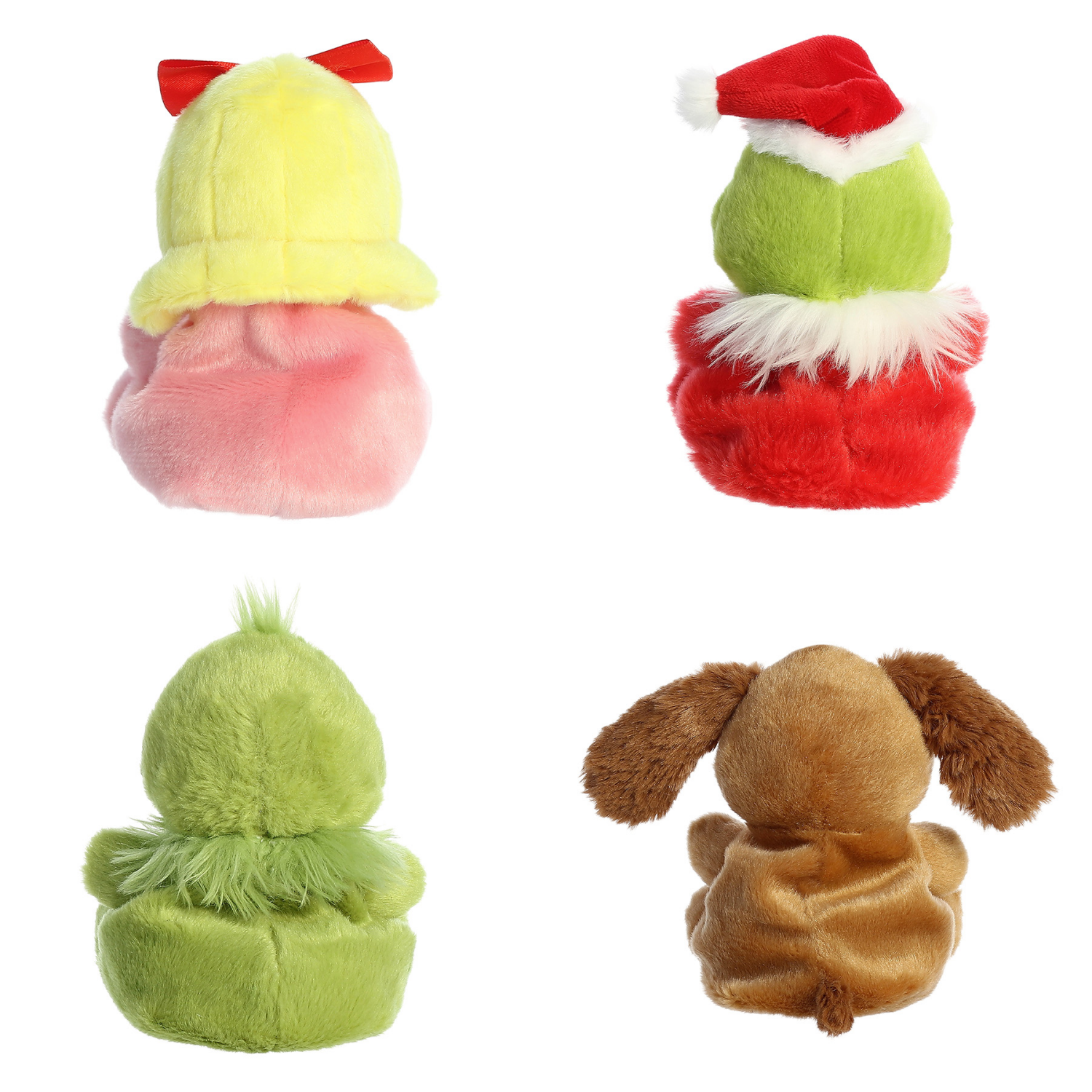 slide 2 of 3, Aurora Grinch Plush Bin, Palm Pals Assorted, 5 Inches, 24 Case Pack, 1 ct