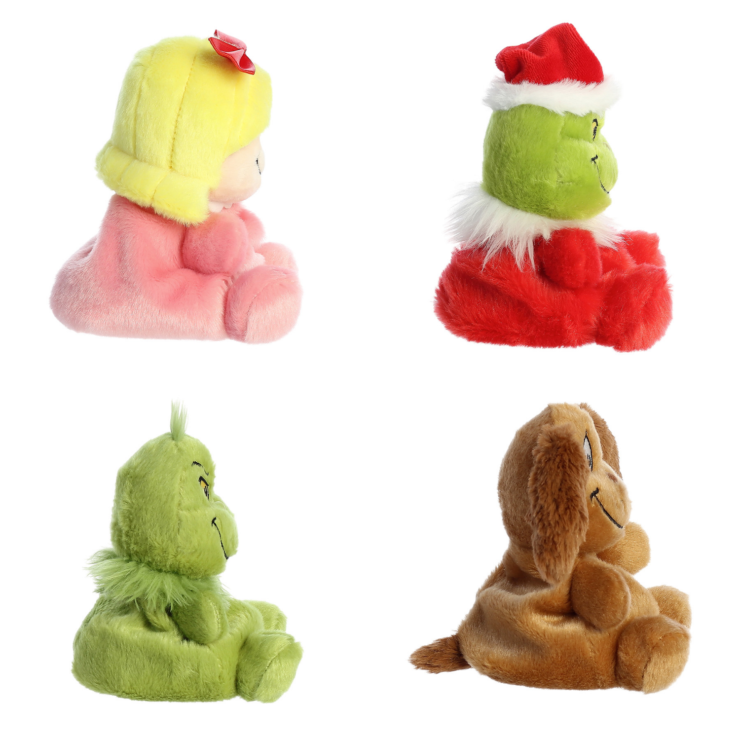 slide 3 of 3, Aurora Grinch Plush Bin, Palm Pals Assorted, 5 Inches, 24 Case Pack, 1 ct