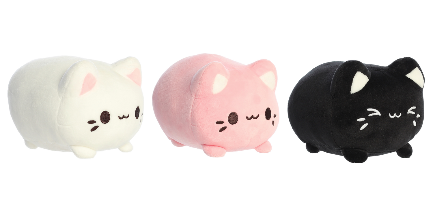 slide 4 of 4, Aurora Tasty Peach Cat Plush Assortment, 1 ct