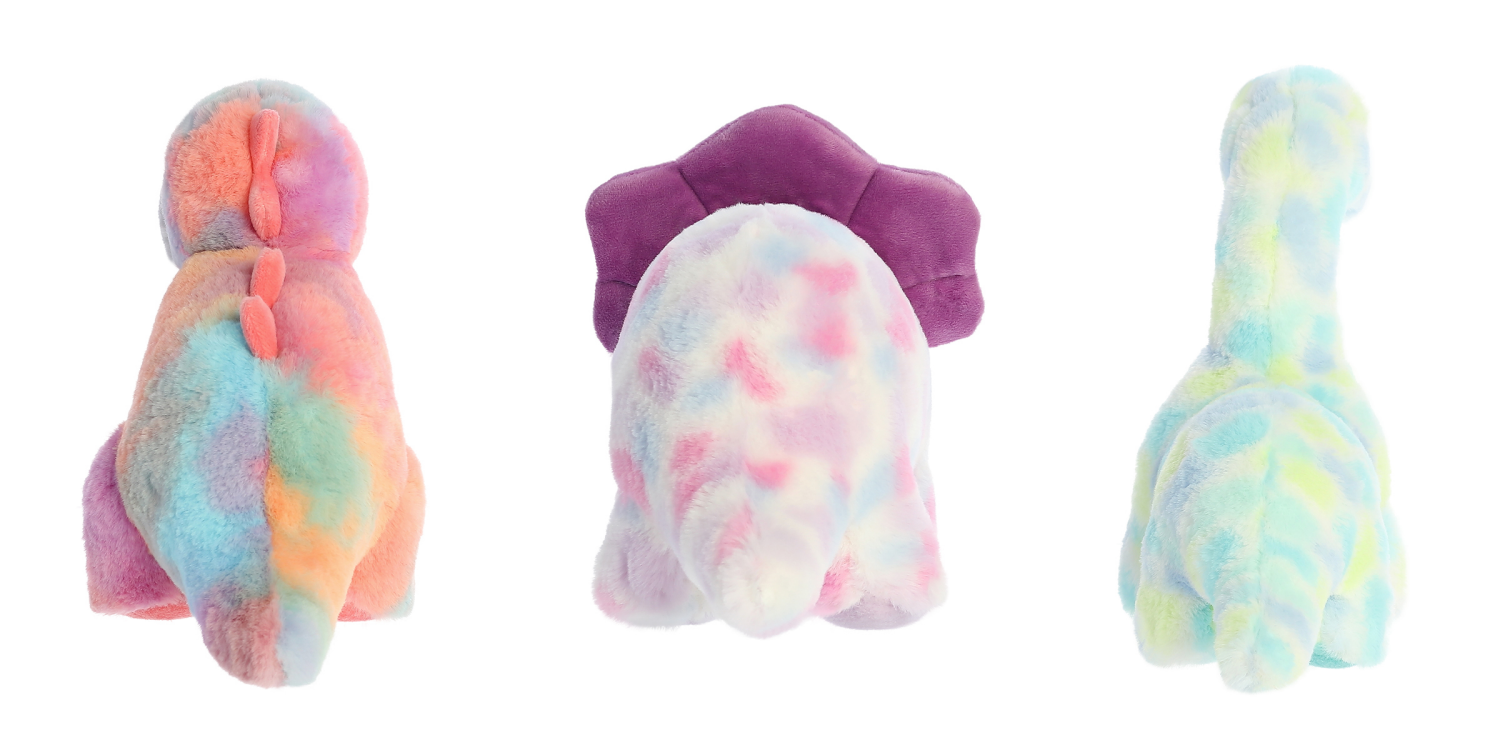 slide 2 of 3, Aurora Watercolor Dinos Plush Assortment, 1 ct