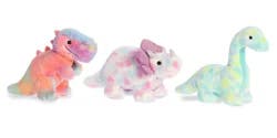 Aurora Watercolor Dinos Plush Assortment