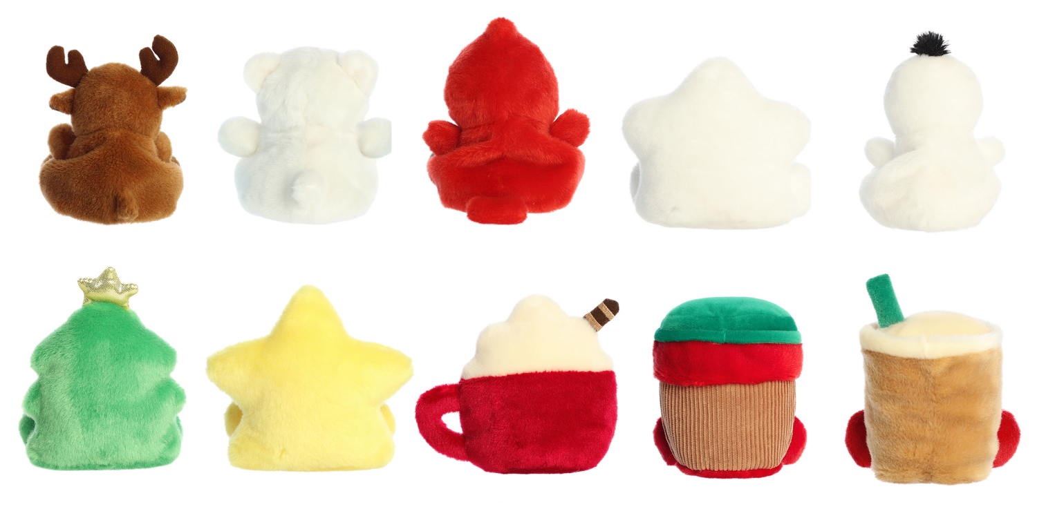 slide 2 of 4, Aurora Holiday Palm Pals Assortment, 1 ct