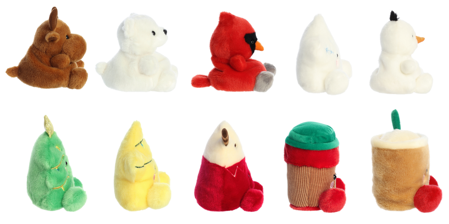 slide 3 of 4, Aurora Holiday Palm Pals Assortment, 1 ct