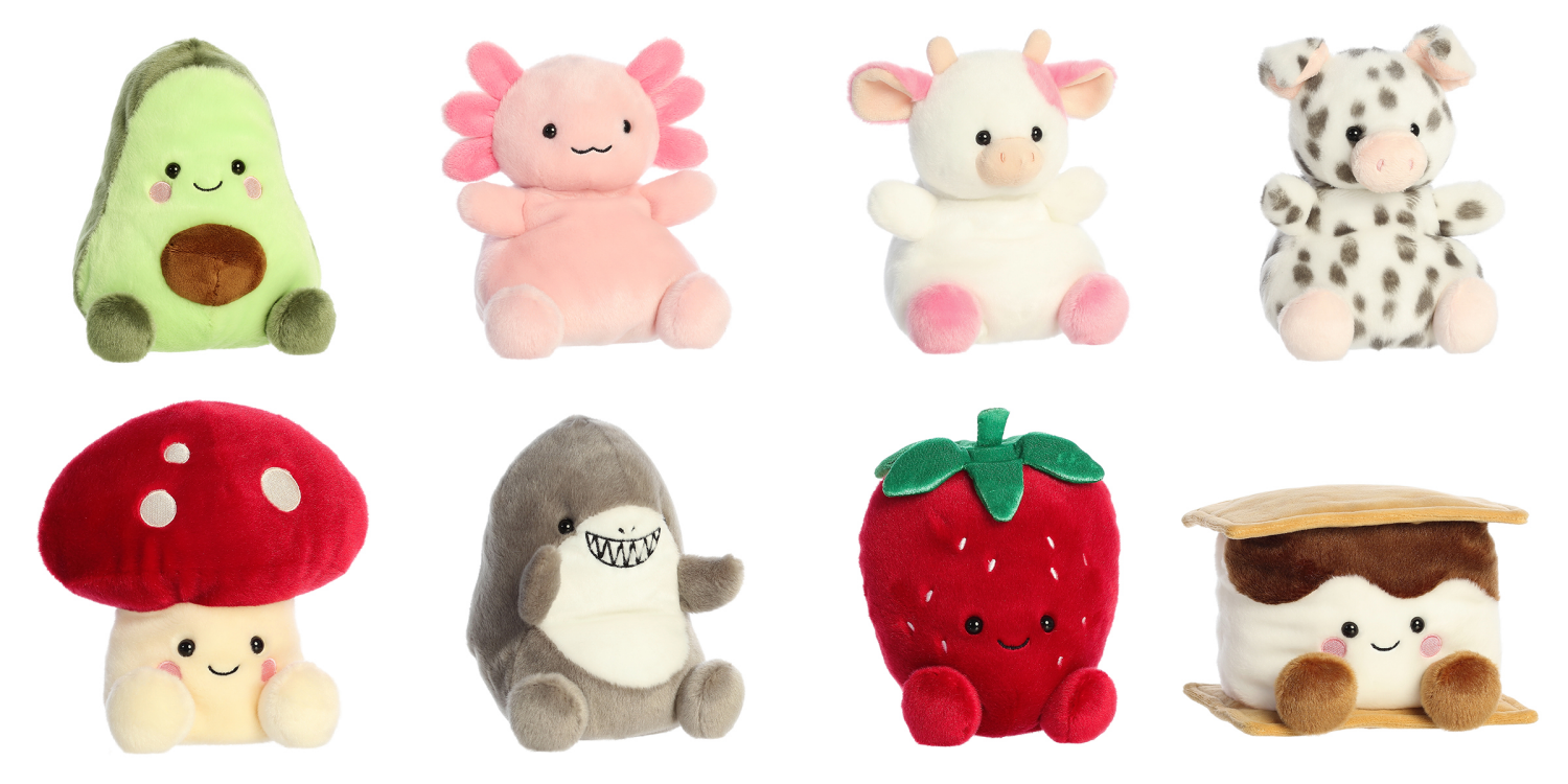 slide 4 of 4, Aurora 8" Palm Pals Asrt, 8 in