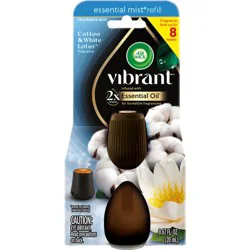 Air Wick Vibrant Essential Mist Refill - Cotton & White Lotus - 0.67 fl oz