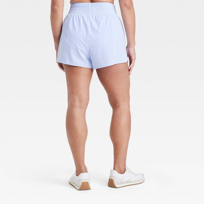 slide 4 of 5, Women's Active Light High-Rise Shorts 3" - All In Motion, 1 ct
