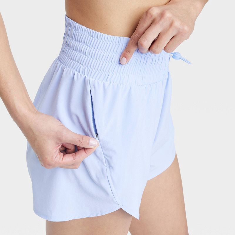 slide 5 of 5, Women's Active Light High-Rise Shorts 3" - All In Motion, 1 ct
