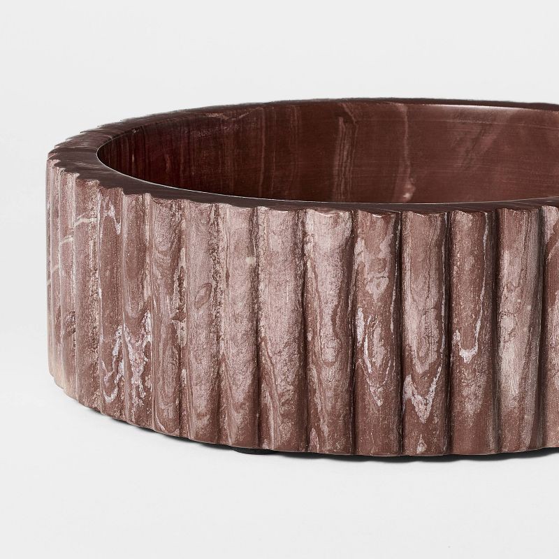 slide 3 of 4, Threshold designed w/Studio McGee 8" Marble Bowl Multicolor Naturals - Threshold™ designed with Studio McGee, 1 ct