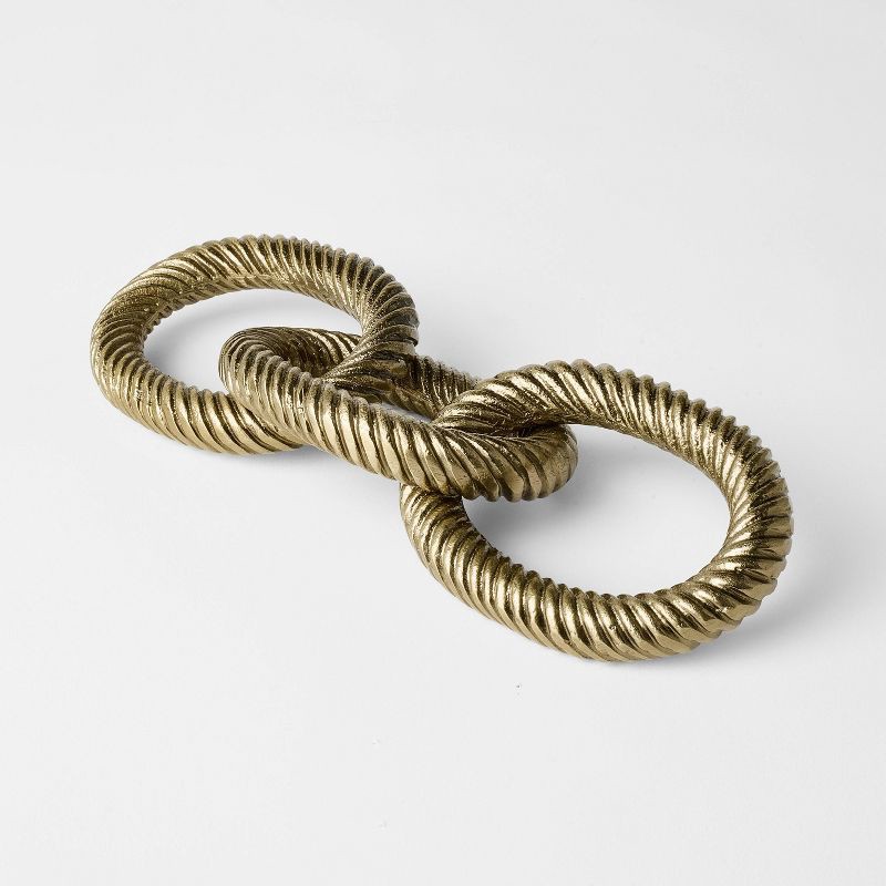 slide 1 of 3, Threshold designed w/Studio McGee Cast Metal Links - Threshold™ designed with Studio McGee, 1 ct