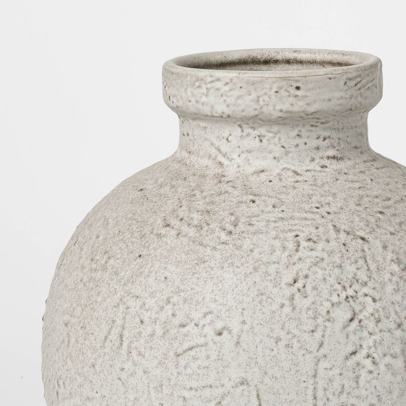 slide 3 of 3, Threshold designed w/Studio McGee Tall Textured Ceramic Vase - Threshold™ designed with Studio McGee, 1 ct