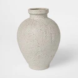 Threshold designed w/Studio McGee Tall Textured Ceramic Vase - Threshold™ designed with Studio McGee
