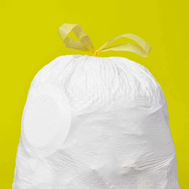 slide 2 of 3, UltraStretch Tall Kitchen Drawstring Trash Bags - Lemon Squeeze - 13gal/25ct - up&up™, 13 gal, 25 ct