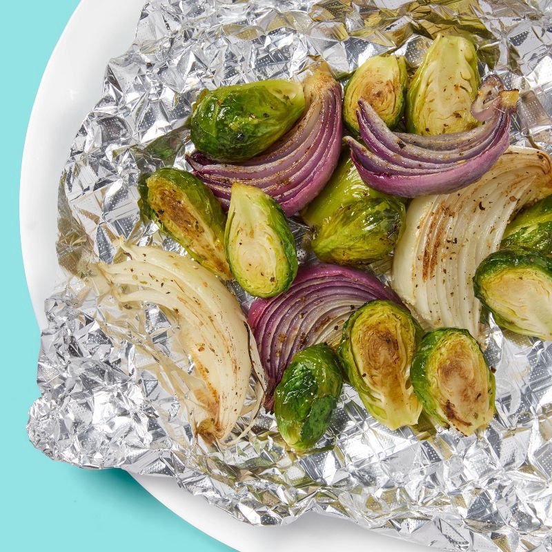 slide 2 of 3, Aluminum Foil Sheets - 50ct/44.79sq ft - up&up™, 50 ct, 44.79sq ft