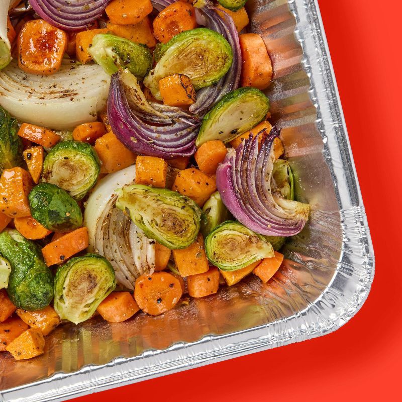 slide 3 of 3, Aluminum Roasting Pan - 2ct - up&up™, 2 ct