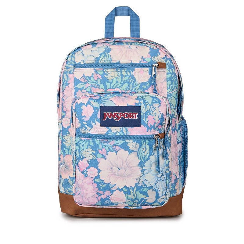slide 1 of 7, JanSport Cool Student 17.5" Backpack - Navy Blue: High School Structured Bag, 1 ct