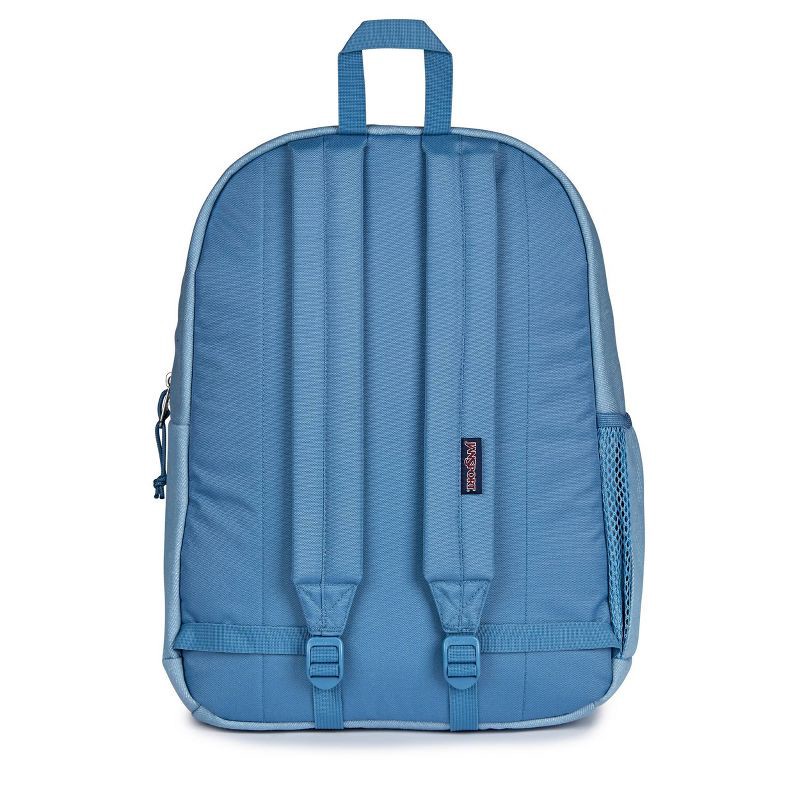 slide 2 of 8, JanSport Cross Town Plus Remix 17" Backpack - Light Blue: High School Abstract Bookbag, 1 ct