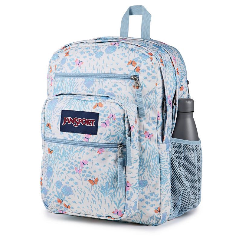 slide 3 of 8, JanSport Big Student 17" Backpack - Fluttering Fields: High School Bookbag, 1 ct