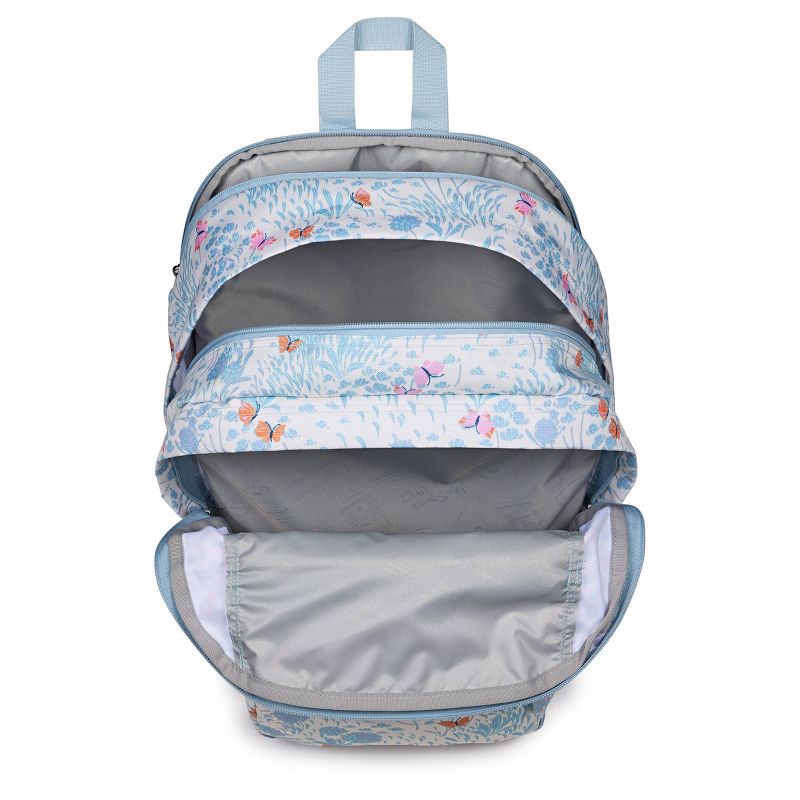 slide 6 of 8, JanSport Big Student 17" Backpack - Fluttering Fields: High School Bookbag, 1 ct