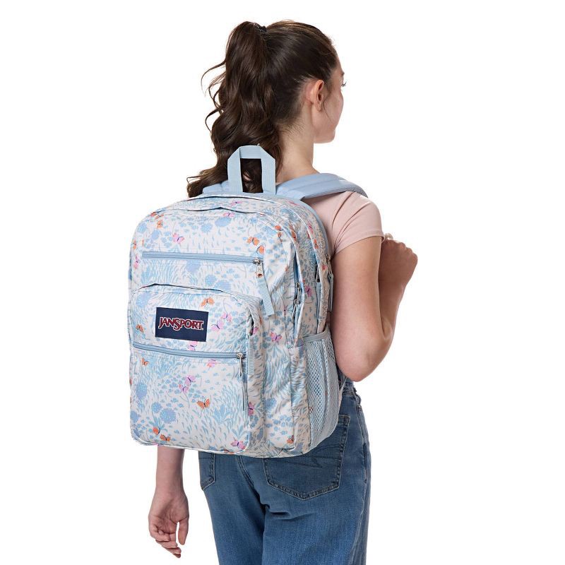 slide 7 of 8, JanSport Big Student 17" Backpack - Fluttering Fields: High School Bookbag, 1 ct