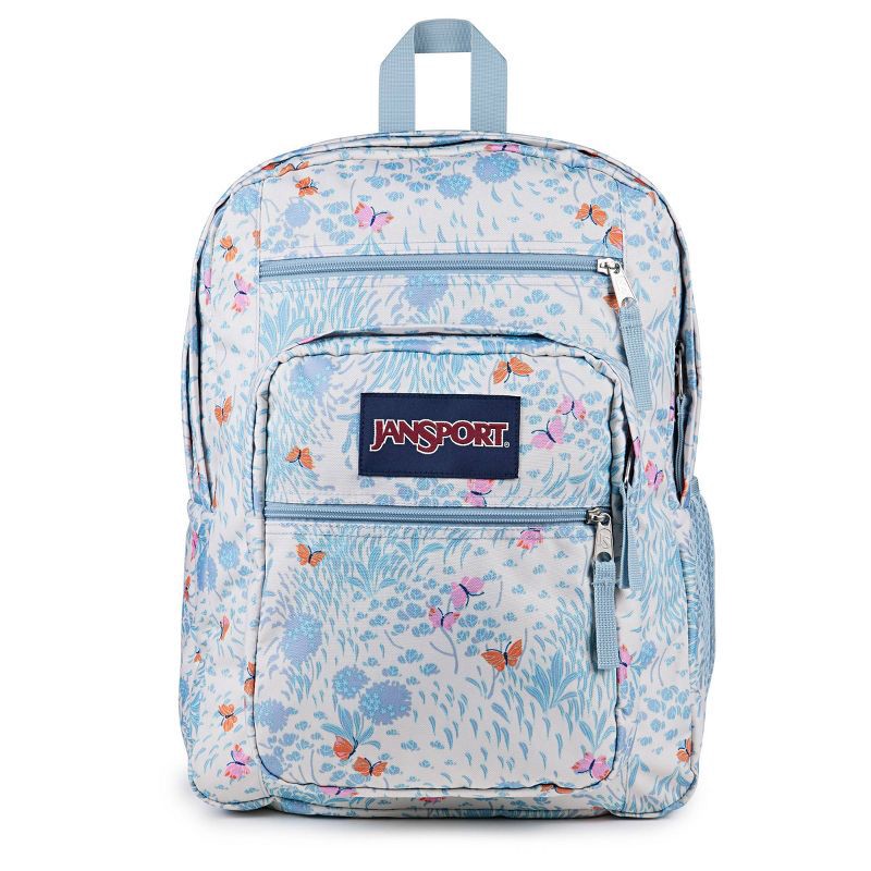 slide 1 of 8, JanSport Big Student 17" Backpack - Fluttering Fields: High School Bookbag, 1 ct