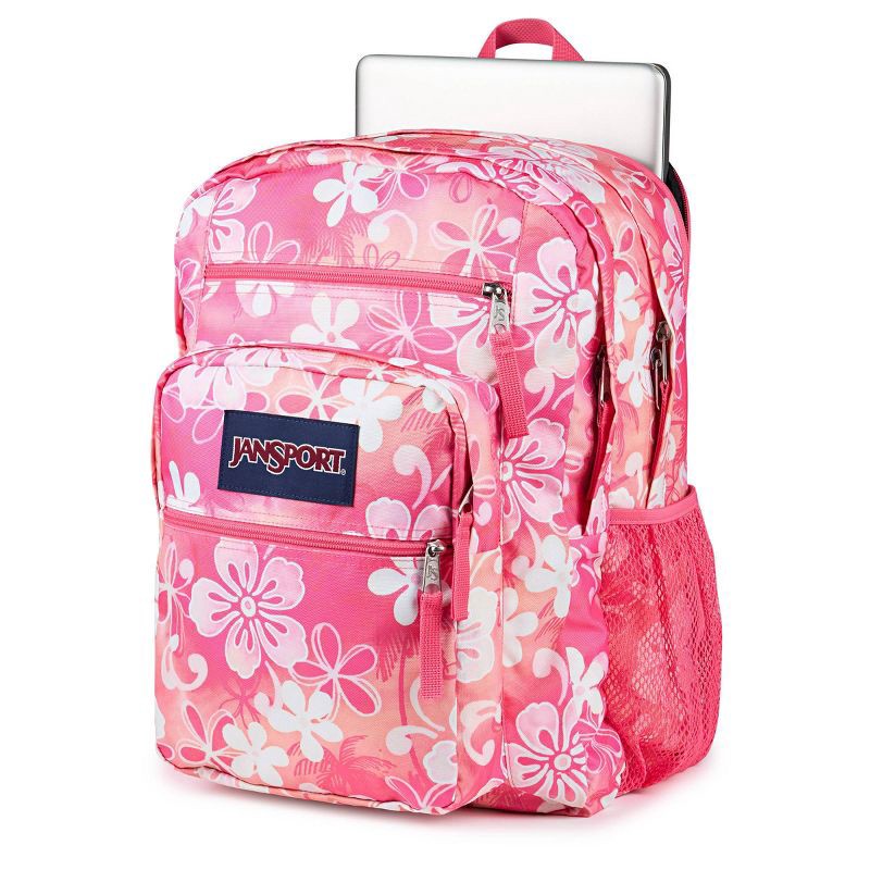 slide 4 of 8, JanSport Big Student Hibliscious 17" Backpack - Pink, 1 ct