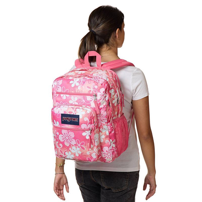 slide 7 of 8, JanSport Big Student Hibliscious 17" Backpack - Pink, 1 ct