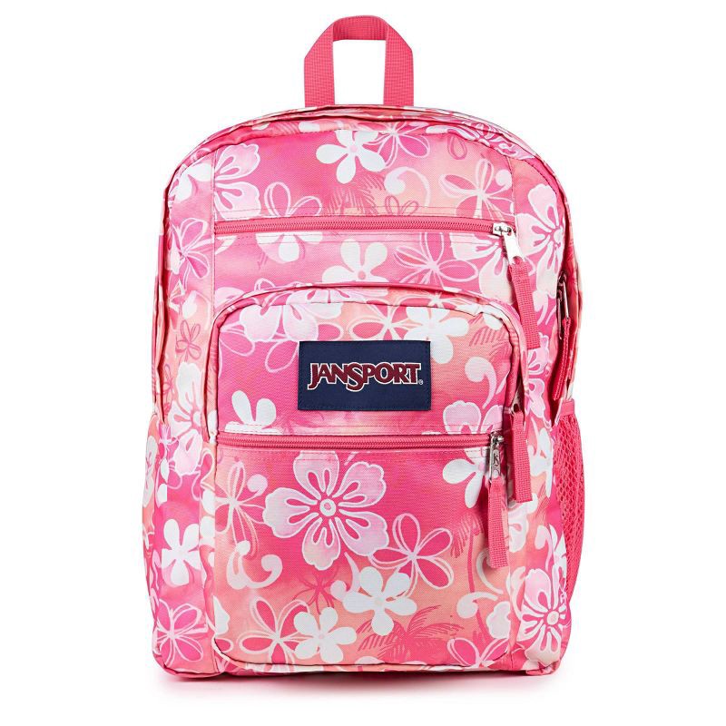 slide 1 of 8, JanSport Big Student Hibliscious 17" Backpack - Pink, 1 ct