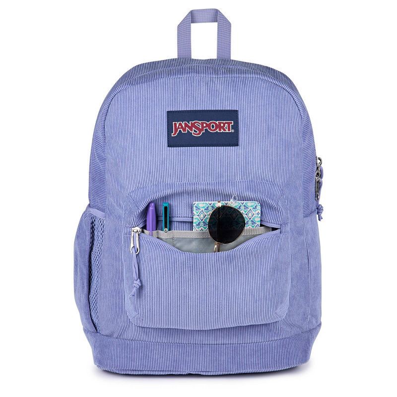 slide 3 of 5, JanSport Cross Town Plus Remix 17" Backpack - Purple, 1 ct