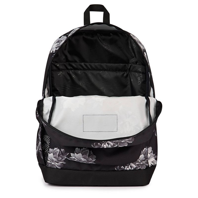 slide 6 of 8, JanSport Cross Town Plus Remix 17.5'' Backpack - Black: Recycled Polyester, High School, 1 ct