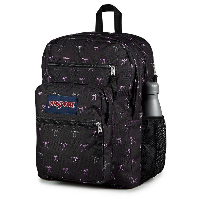 slide 3 of 8, JanSport Big Student Bad Bow 17" Backpack - Black Bows, 1 ct