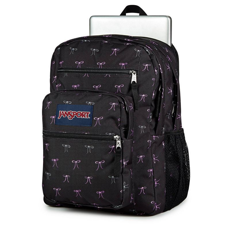 slide 4 of 8, JanSport Big Student Bad Bow 17" Backpack - Black Bows, 1 ct