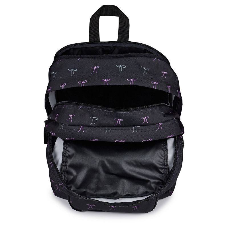 slide 6 of 8, JanSport Big Student Bad Bow 17" Backpack - Black Bows, 1 ct