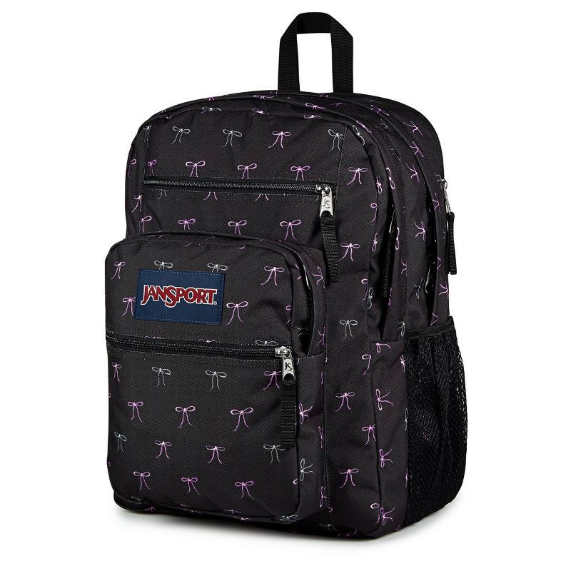 slide 8 of 8, JanSport Big Student Bad Bow 17" Backpack - Black Bows, 1 ct
