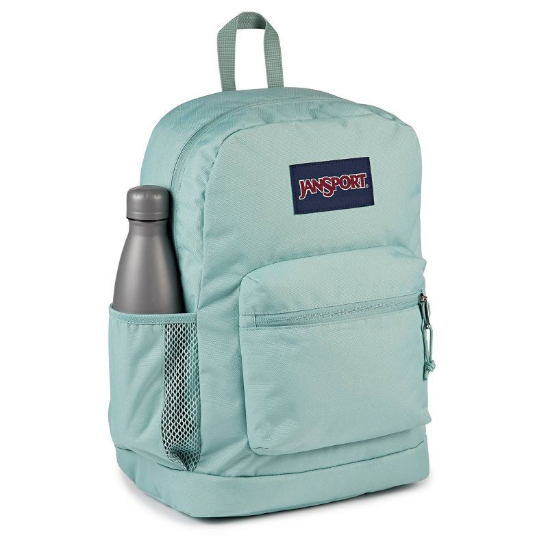 slide 3 of 8, JanSport Cross Town Plus 17" Backpack - Faded Sage, 1 ct