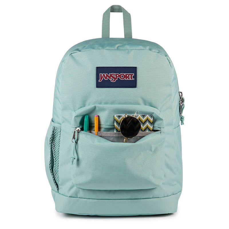 slide 5 of 8, JanSport Cross Town Plus 17" Backpack - Faded Sage, 1 ct