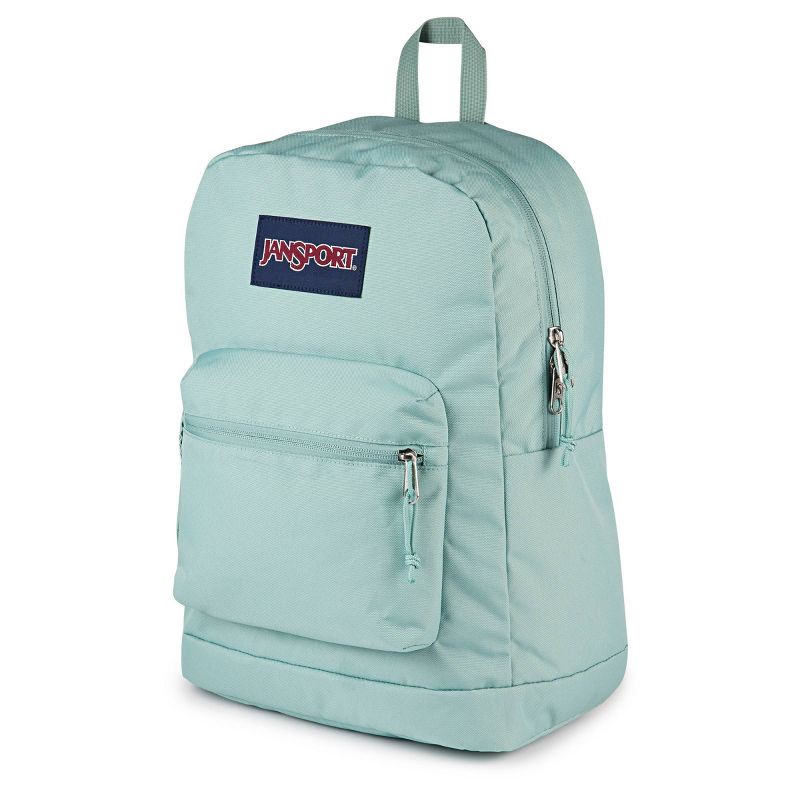 slide 8 of 8, JanSport Cross Town Plus 17" Backpack - Faded Sage, 1 ct