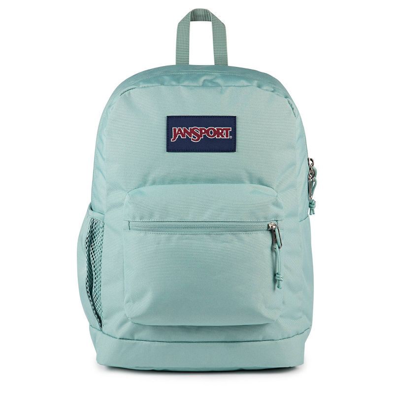 slide 1 of 8, JanSport Cross Town Plus 17" Backpack - Faded Sage, 1 ct