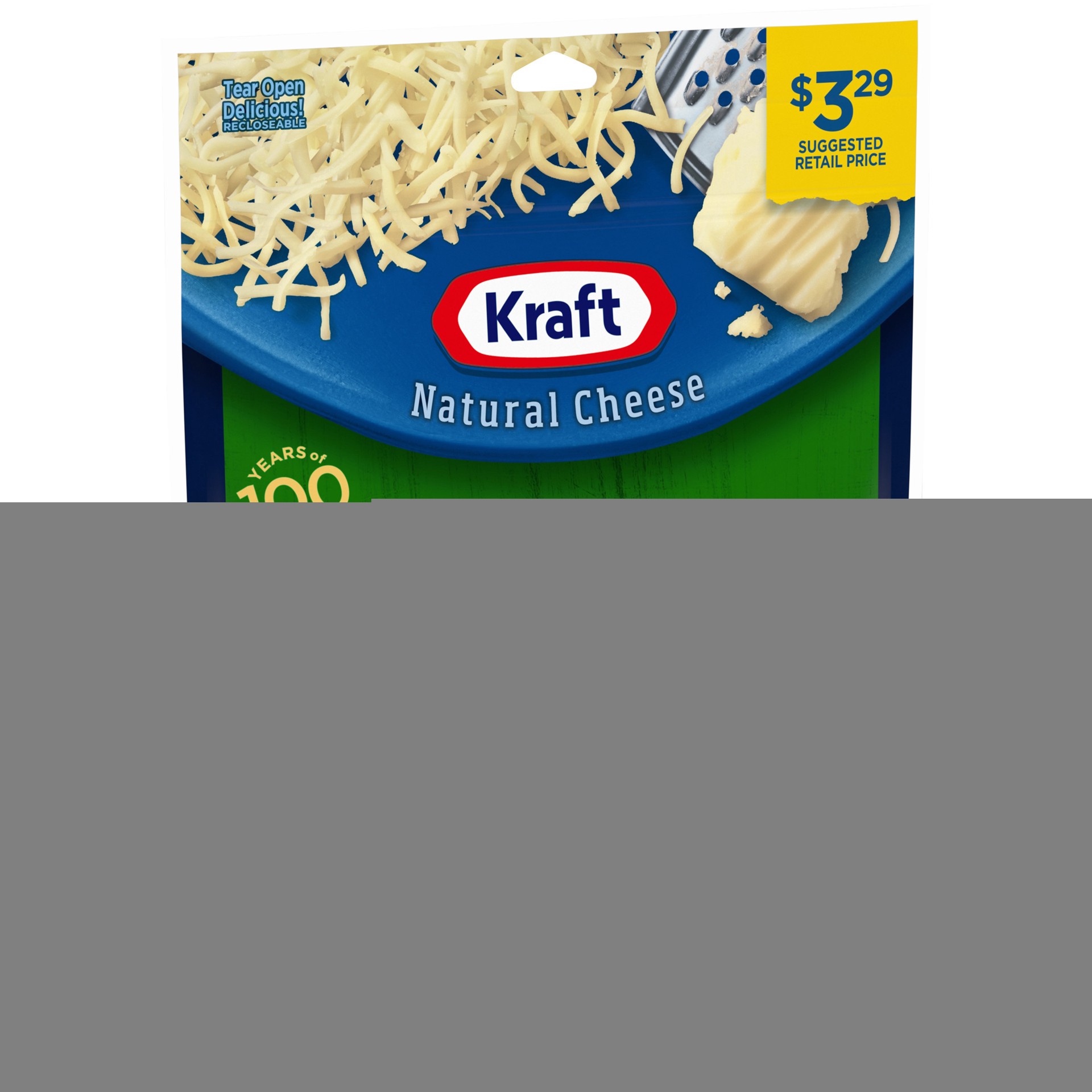 slide 3 of 5, Kraft Mozzarella Shredded Cheese, 8 oz Bag, 8 oz