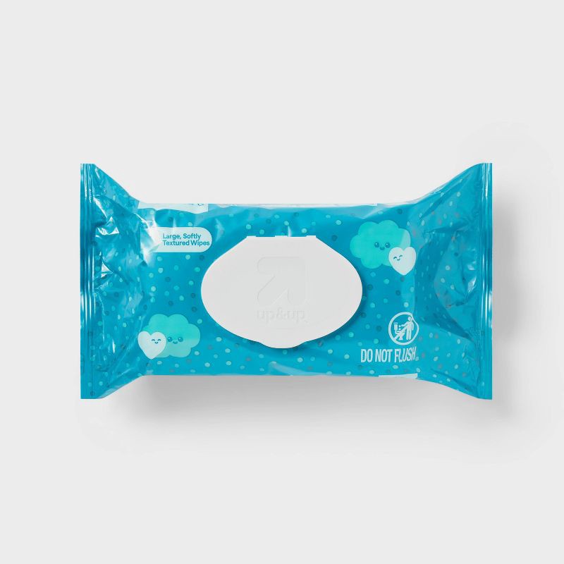 slide 3 of 7, Sensitive Baby Wipes - 8pk/736ct - up&up™, 8 ct, 736 ct