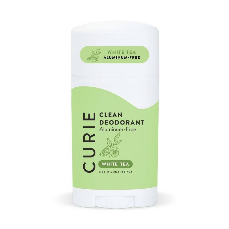 slide 1 of 3, Curie Solid Deodorant Stick White Tea - Aluminum-Free 2oz, 2 oz
