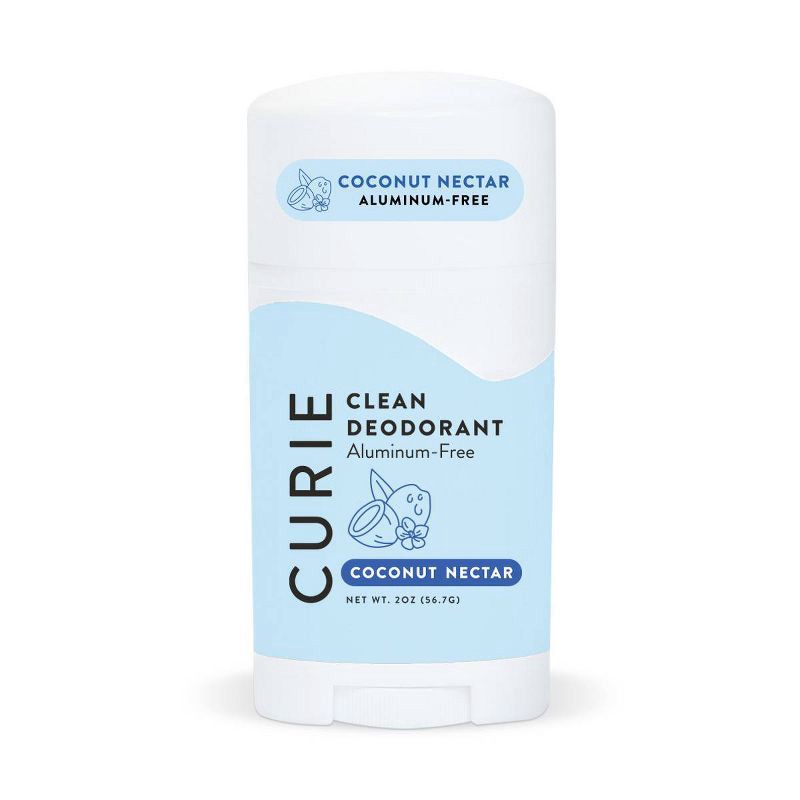 slide 1 of 3, Curie Solid Deodorant Stick Coconut Nectar - Aluminum-Free 2oz, 2 oz