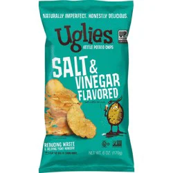 Uglies Salt & Vinegar Kettle Cooked Potato Chips - 6oz