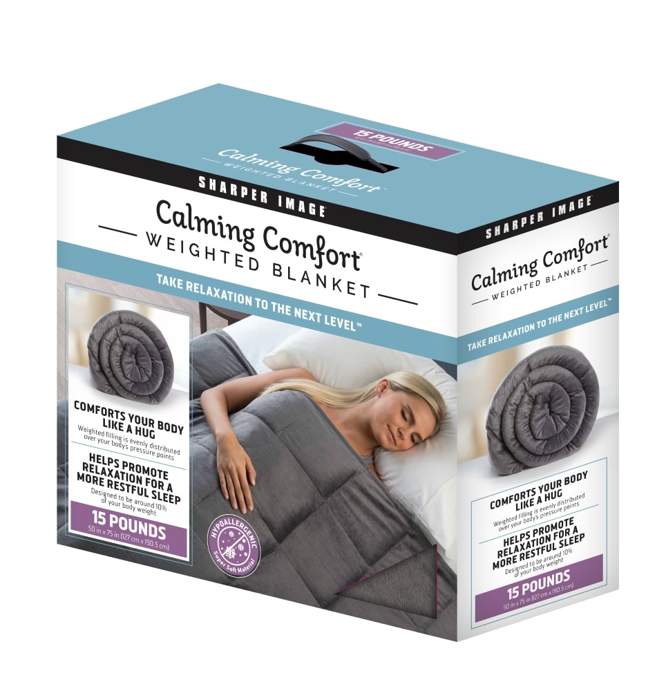 slide 1 of 1, Calming Comfort Calming Comofort 15 Lb Weighted Blanket, 15 lb