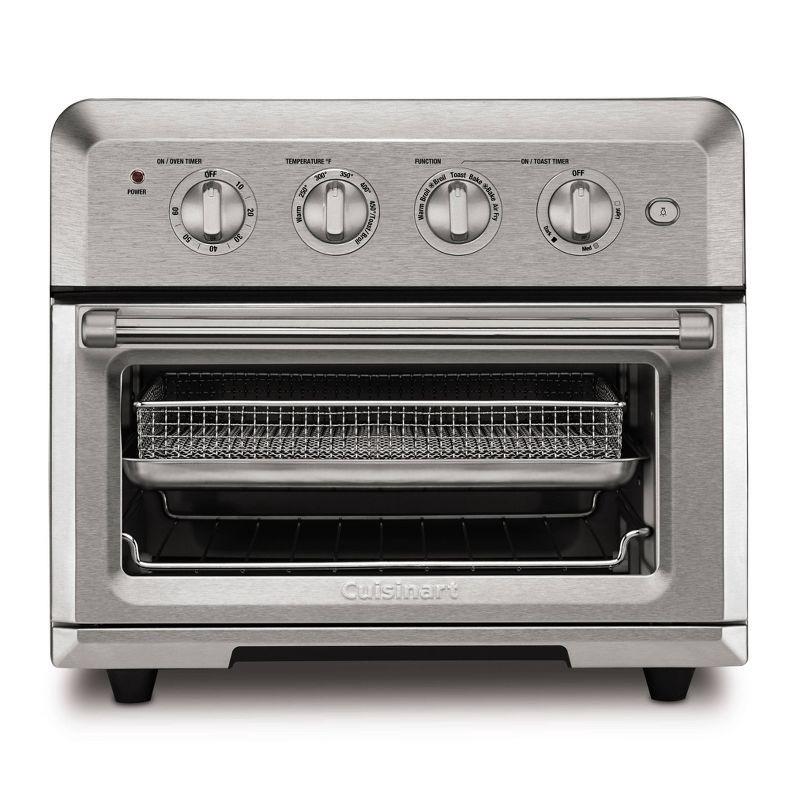 slide 1 of 3, Cuisinart Air Fryer Toaster Oven 7-in-1, 1800W, CTOA-122NAS, 1 ct