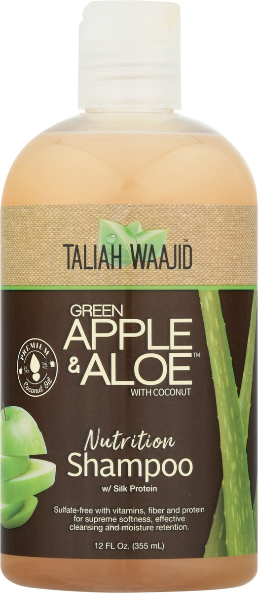 slide 6 of 9, Taliah Waajid Green Apple & Aloe Nutrition Shampoo With Coconut, 12 fl oz