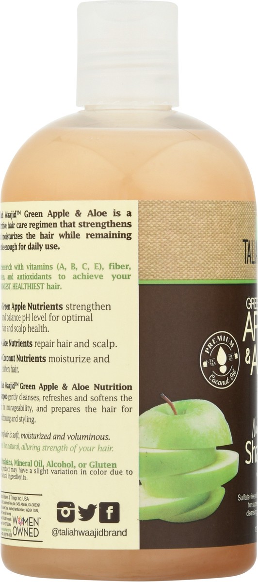 slide 7 of 9, Taliah Waajid Green Apple & Aloe Nutrition Shampoo With Coconut, 12 fl oz