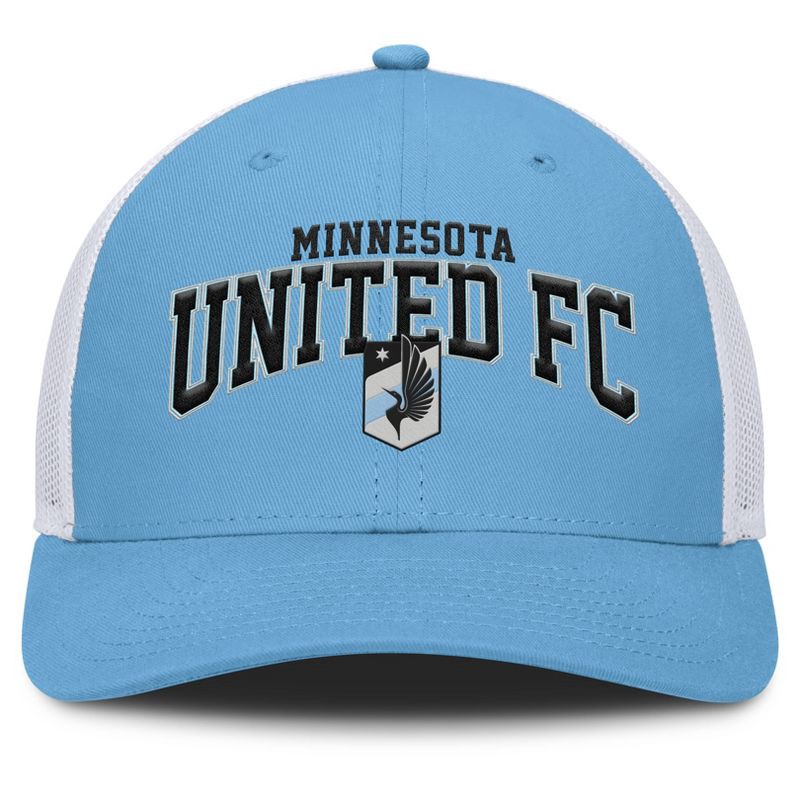 slide 2 of 4, MLS Minnesota United FC Structured Mesh Back Hat: Adjustable Cotton Baseball Cap, 1 ct