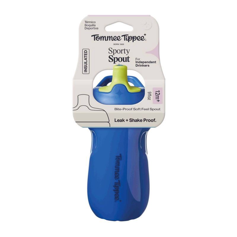 slide 2 of 9, Tommee Tippeee 9oz Sporty Spout Cup - Royal Blue, 9 oz